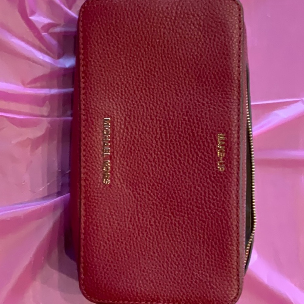 Michael Kors Red Makeup Case